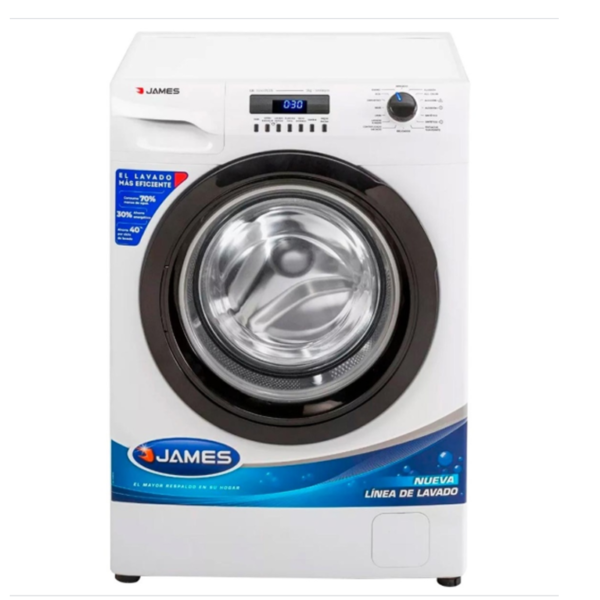Lavarropas James Automático Carga Frontal 8k Modelo LR 8120 PLUS