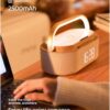Parlante Bluetooth / Reloj Despertador Digital con Cargador Inalámbrico y Radio Luz - Imagen 4