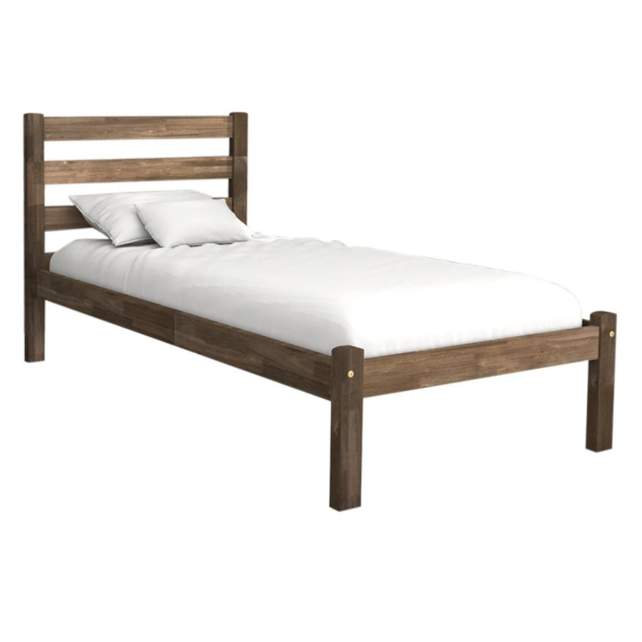 Cama 1 Plaza Madera Natural - SOFIA