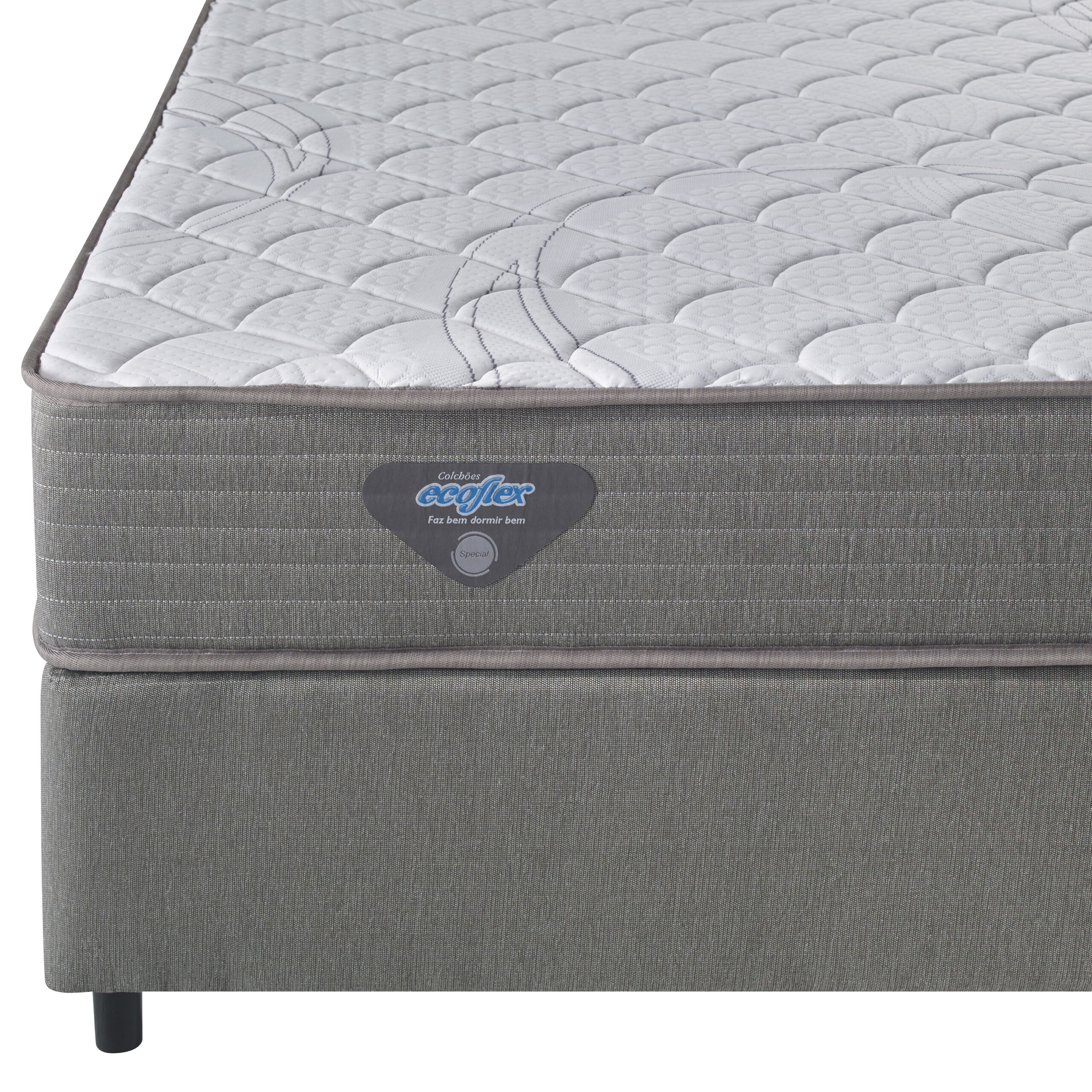 Conjunto Ecoflex Espuma 2 Plazas D-45 138x188x20cm - Imagen 3