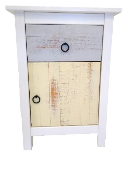 Mesa de luz flora estilo vintage