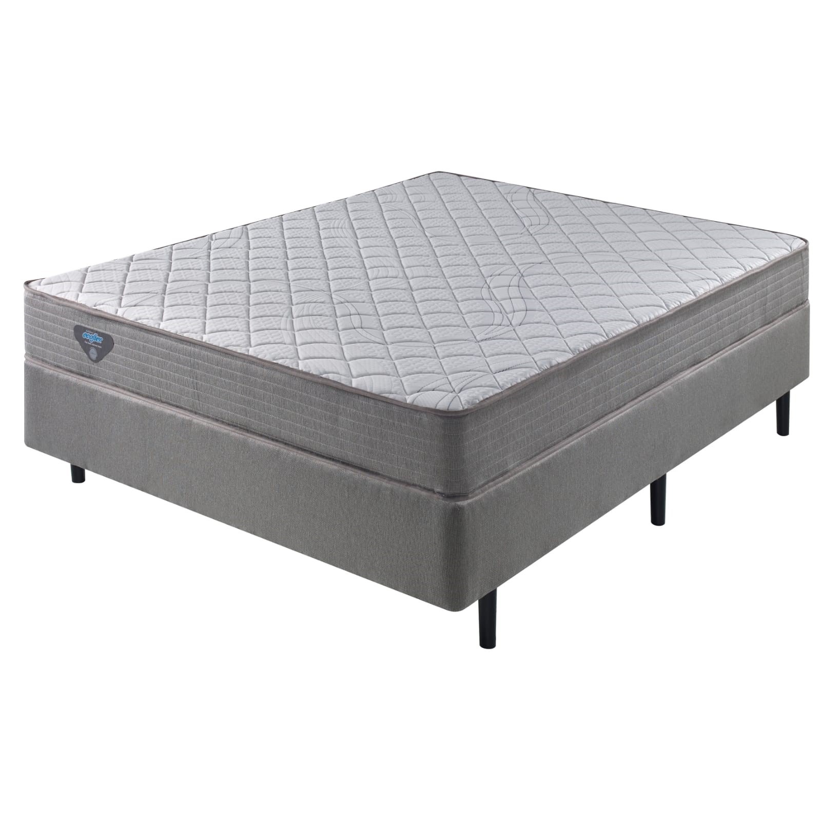 Conjunto Ecoflex Espuma 2 Plazas D-45 138x188x20cm - Imagen 2