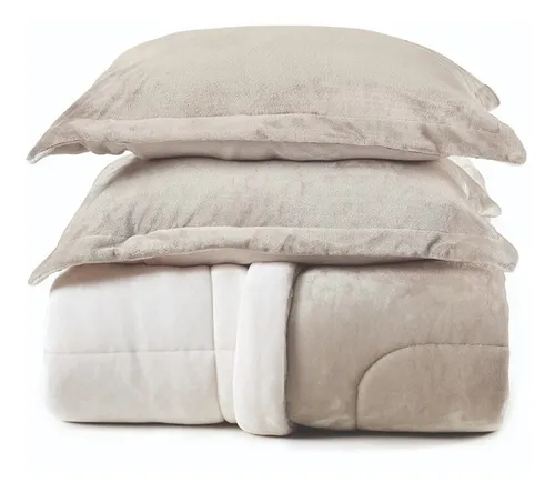 KIT ACOLCHADO - FRAZADA KARSTEN + PORTA ALMOHADA