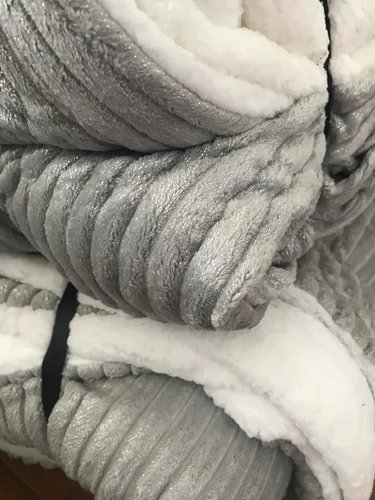 Frazada Manta Polar Con Corderito 2 Plazas - Imagen 6