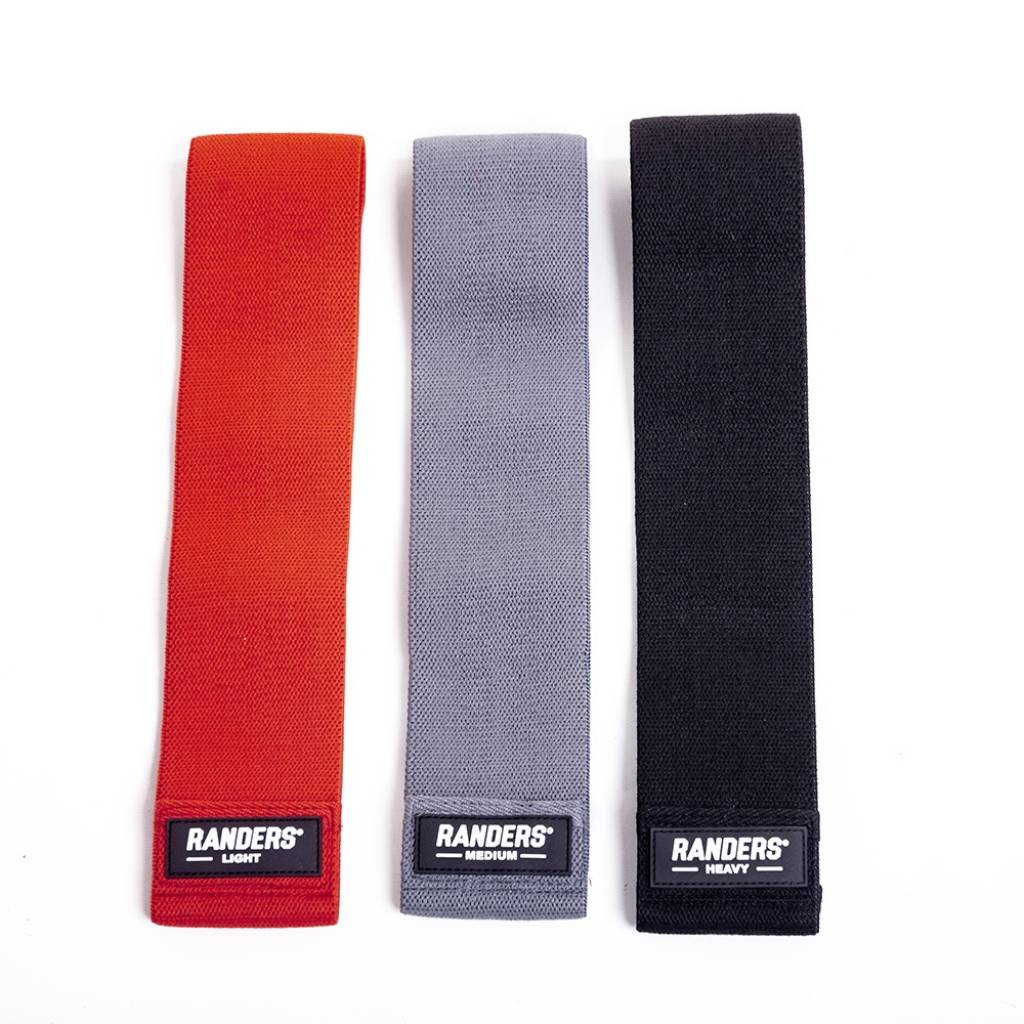 Set 3 Bandas Resistencia Circular Tela Elástica Yoga Randers - Imagen 3