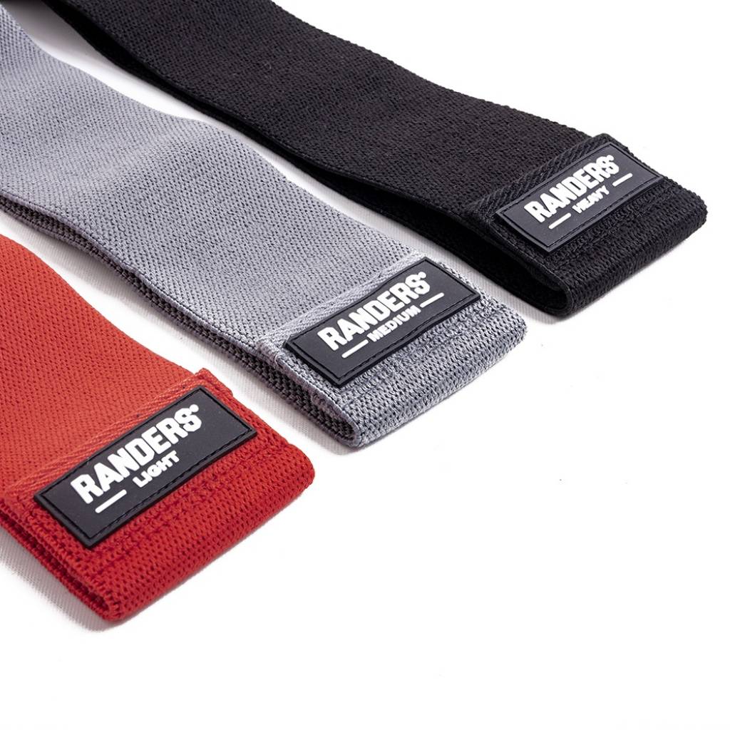 Set 3 Bandas Resistencia Circular Tela Elástica Yoga Randers - Imagen 4