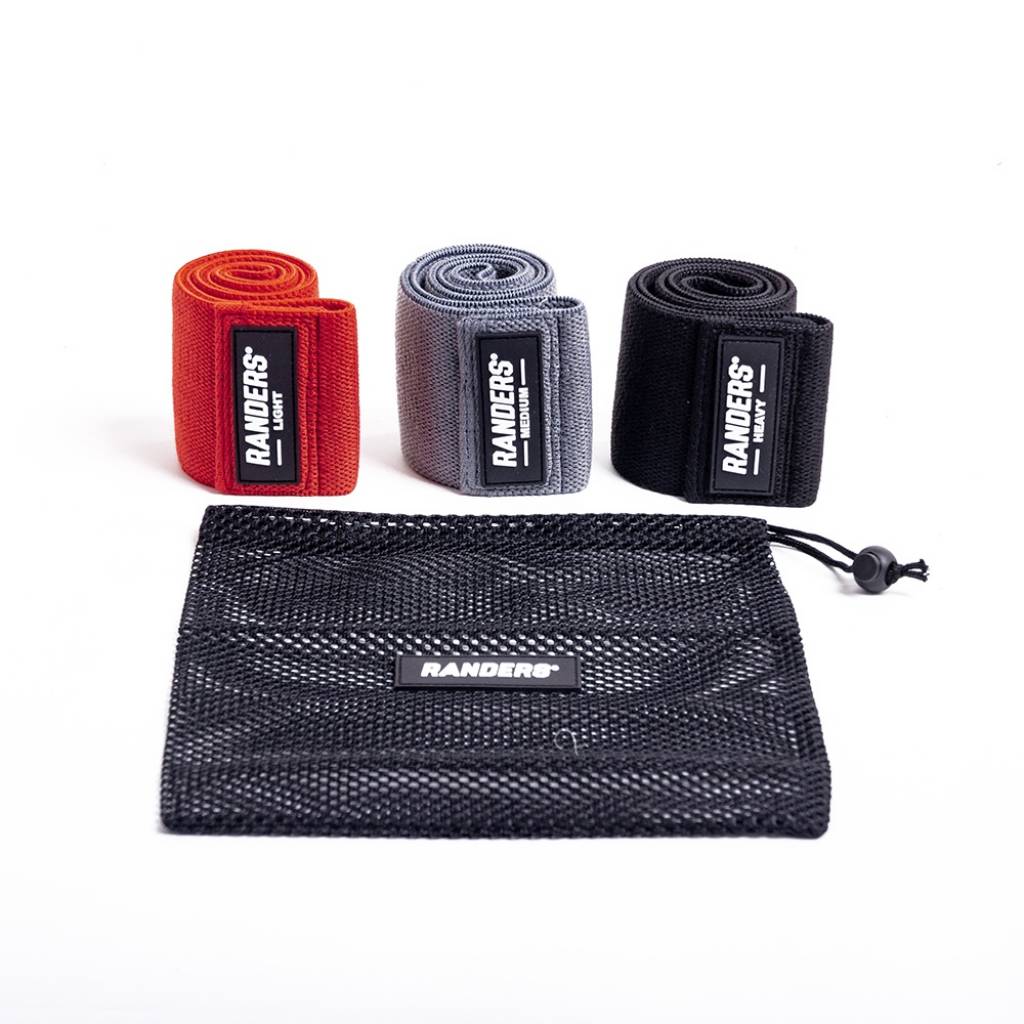 Set 3 Bandas Resistencia Circular Tela Elástica Yoga Randers - Imagen 6