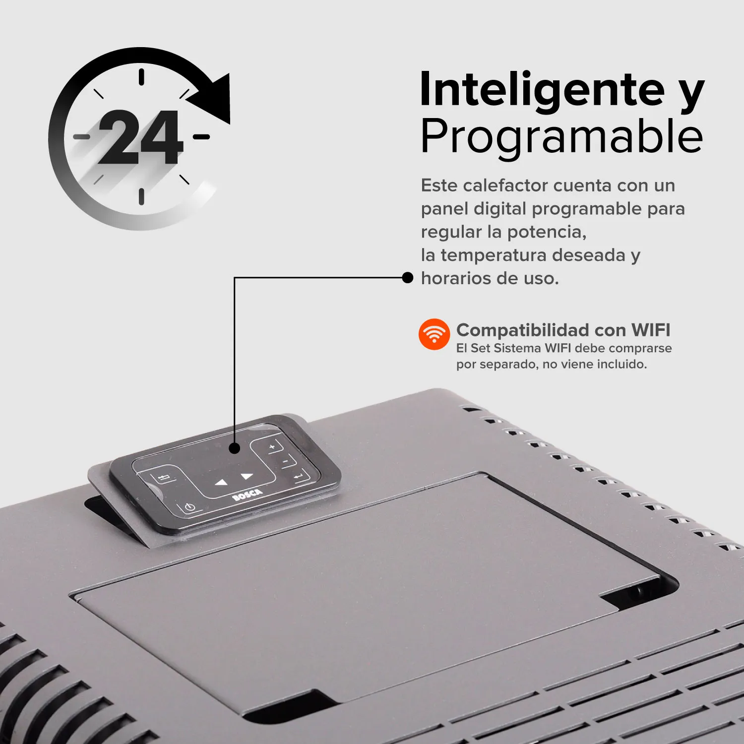 Calefactor a pellet BOSCA Hera+ KIT DE CAÑOS DE REGALO - Imagen 2