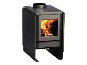 Calefactor A Leña Bosca, Eco 380 Doble combustión + KIT DE CAÑOS DE REGALO