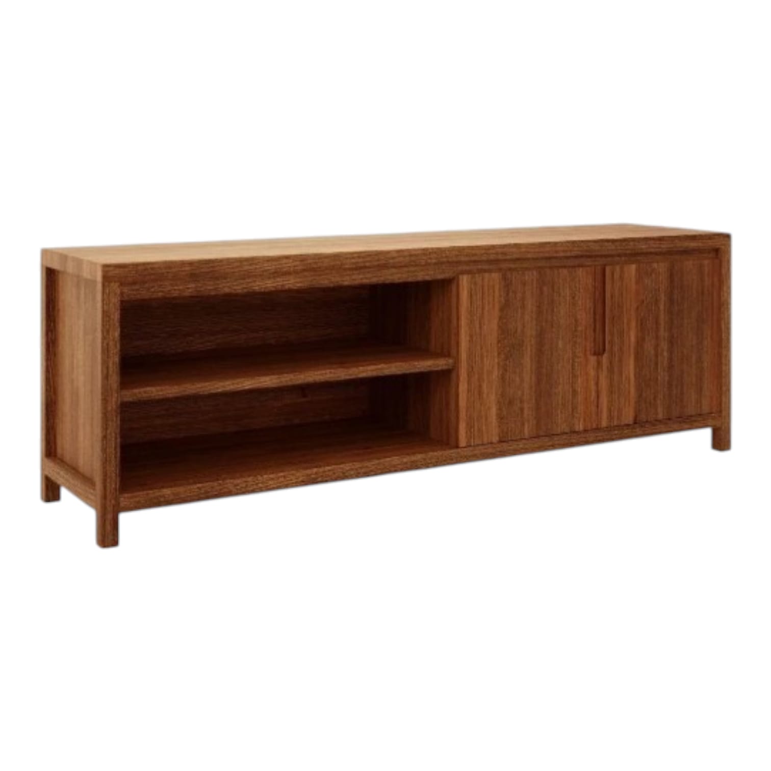 RACK TV FINESTRA NATURE 2 PUERTAS OSCURO 1552NE