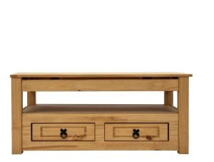 MESA DE LIVING MEXICANA ARTICULADA NATURAL