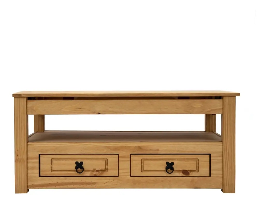 MESA DE LIVING MEXICANA ARTICULADA NATURAL